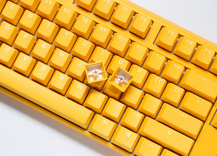 Ducky One 3 Yellow TKL Hot-Swap Cherry Blue Machanical Keyboard