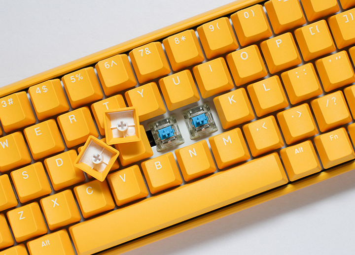 Ducky One 3 Mini Yellow Hot-swap RGB Double Shot PBT Mechanical Keyboard