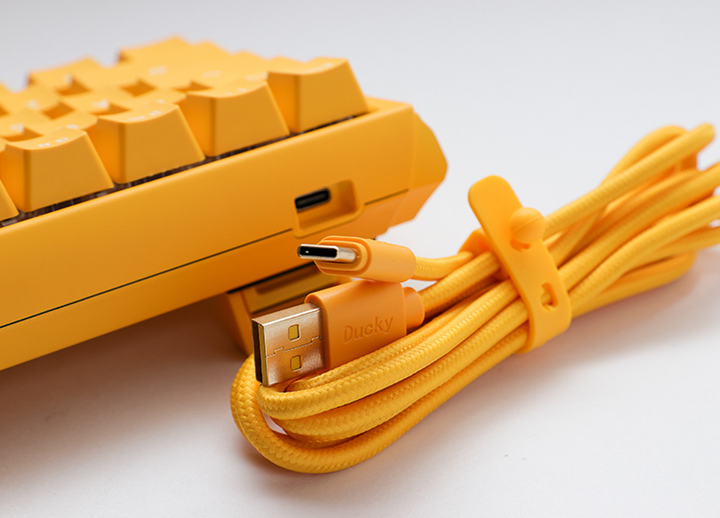 Ducky One 3 Mini Yellow Hot-swap RGB Double Shot PBT Mechanical Keyboard