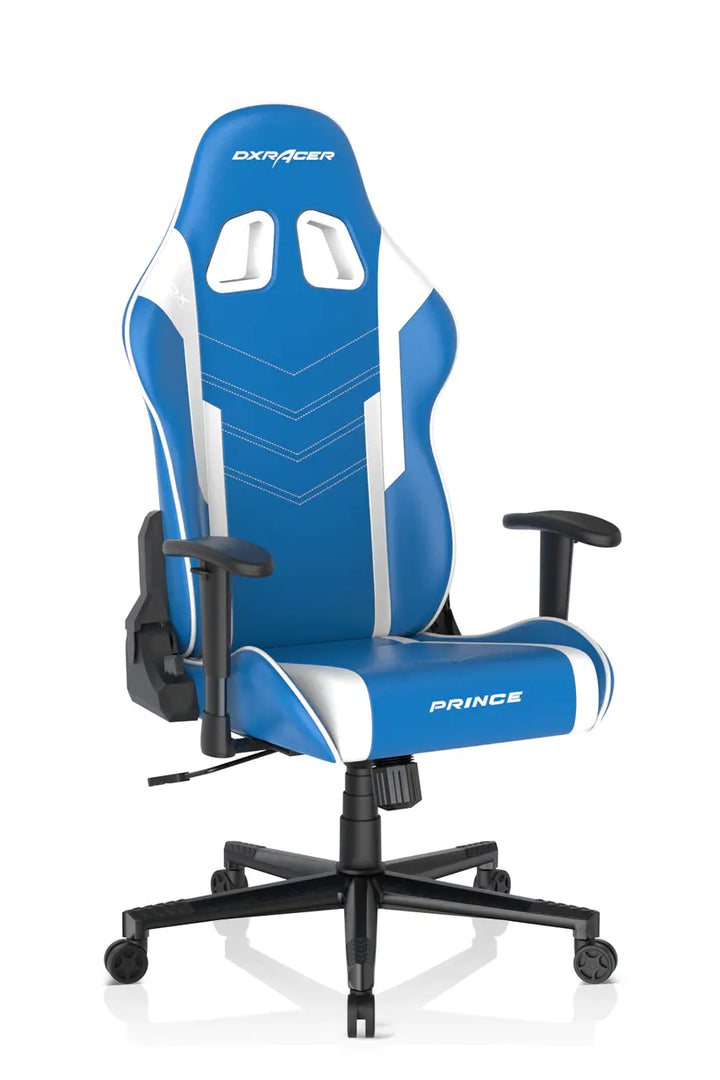 DXRacer Prince Series  Gaming Chair - Blue/White