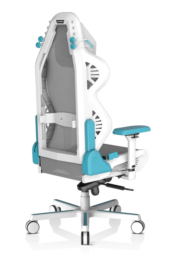 DXRacer Air Series Gaming Chair - White/Cyan