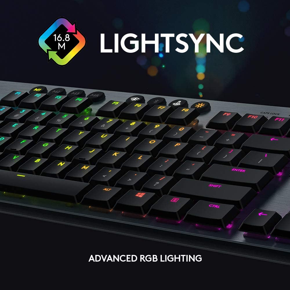 Logitech G915 Lightspeed Wireless GL Tactile Mechanical Gaming Keyboard