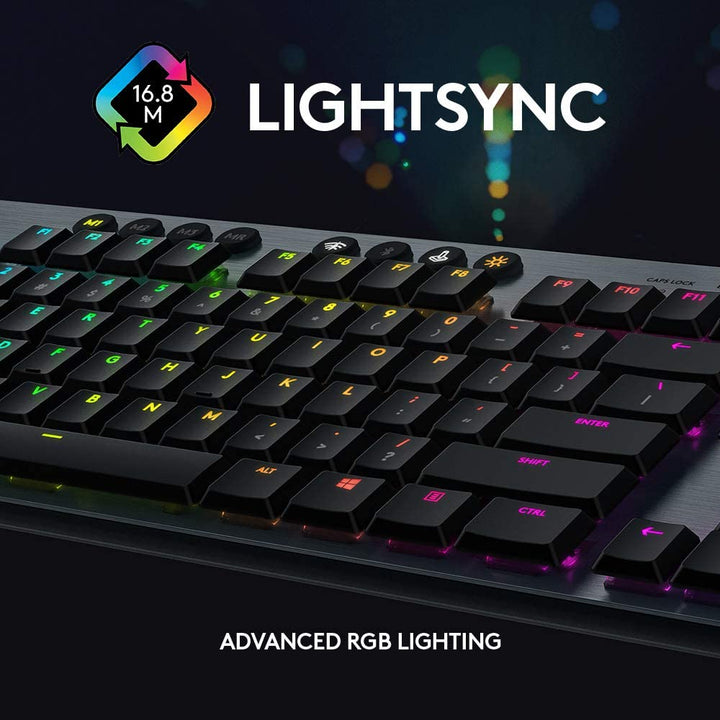 Logitech G915 Lightspeed Wireless GL Tactile Mechanical Gaming Keyboard