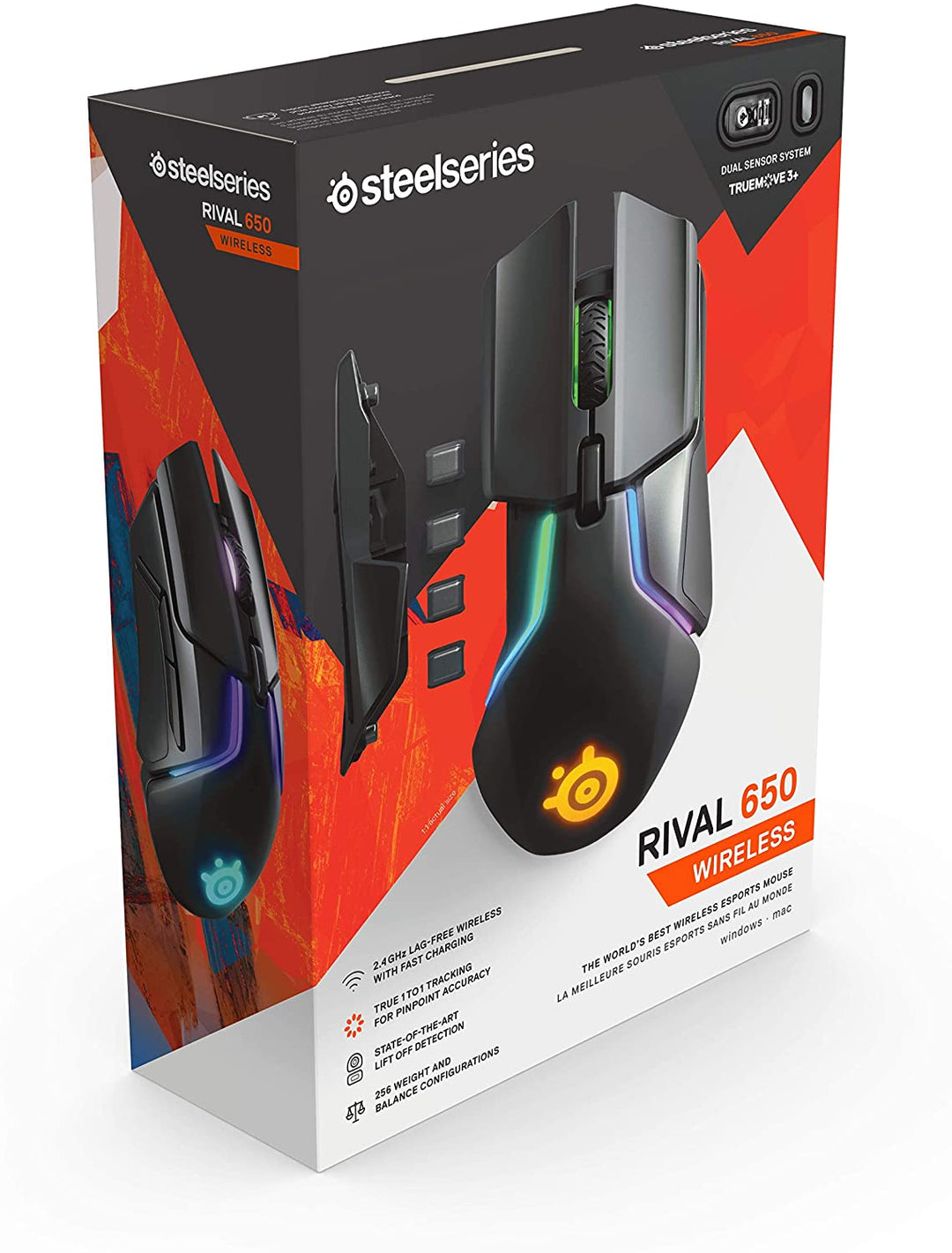 SteelSeries Rival 650 Wireless Gaming Mouse