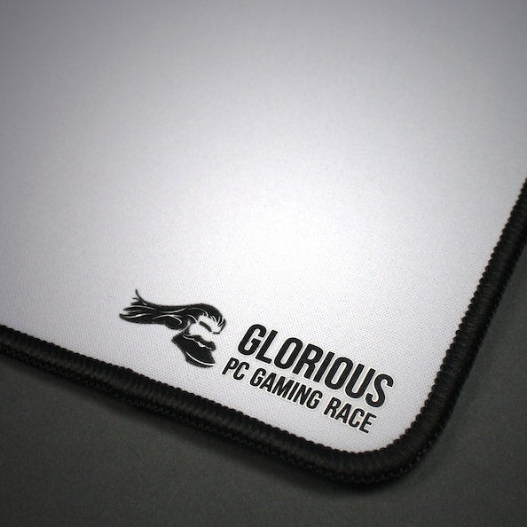 Glorious Extended Gaming Mouse Pad 11"x36" - White Edition