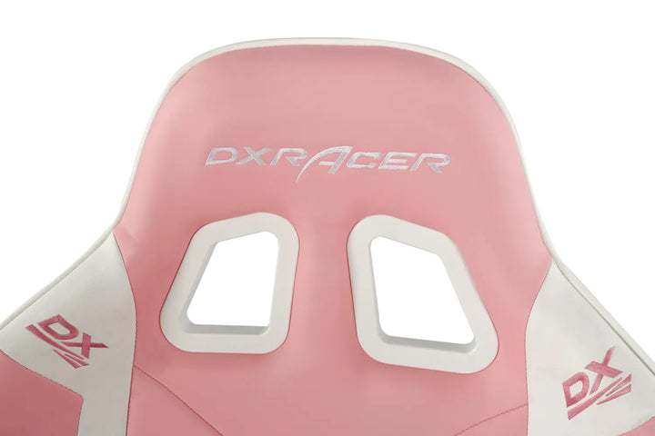 DXRacer Prince Series Gaming Chair - Pink/White