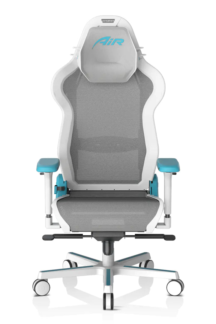 DXRacer Air Series Gaming Chair - White/Cyan