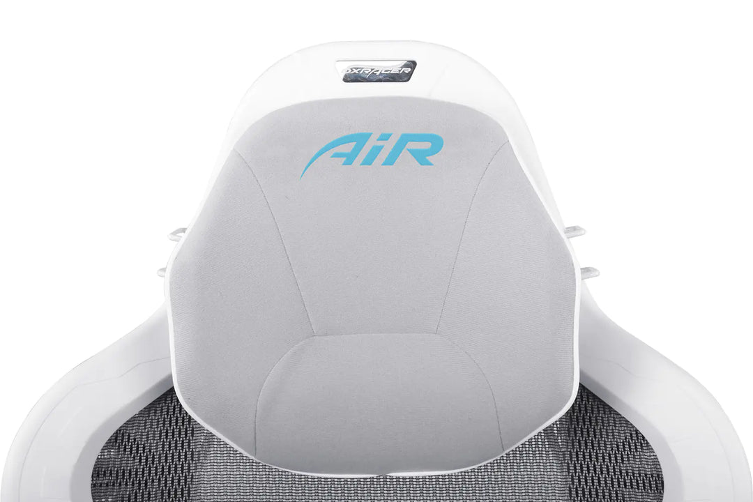 DXRacer Air Series Gaming Chair - White/Cyan