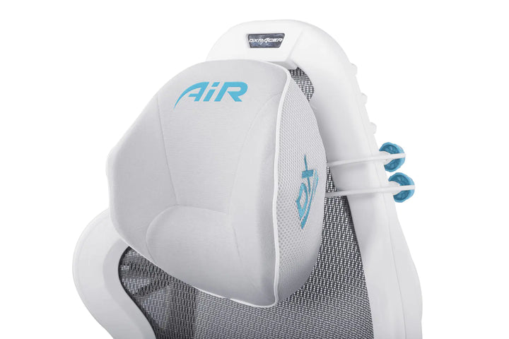 DXRacer Air Series Gaming Chair - White/Cyan