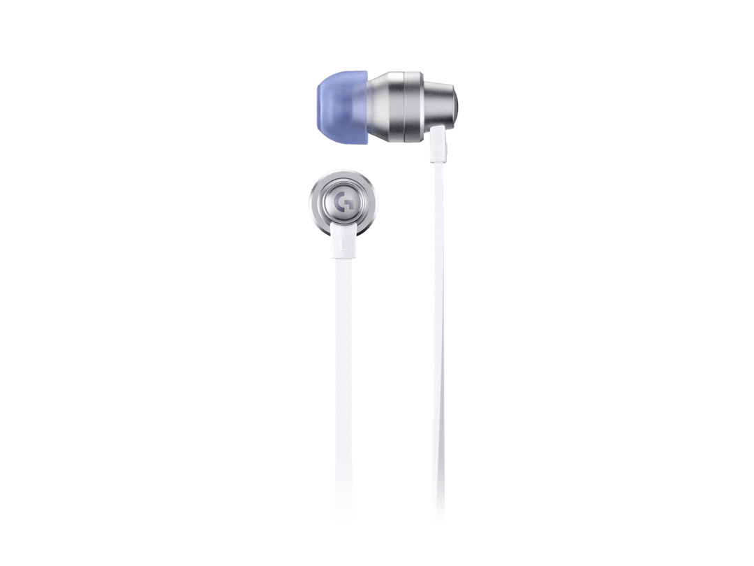 Logitech G333 In Ear Gaming Earphone - White
