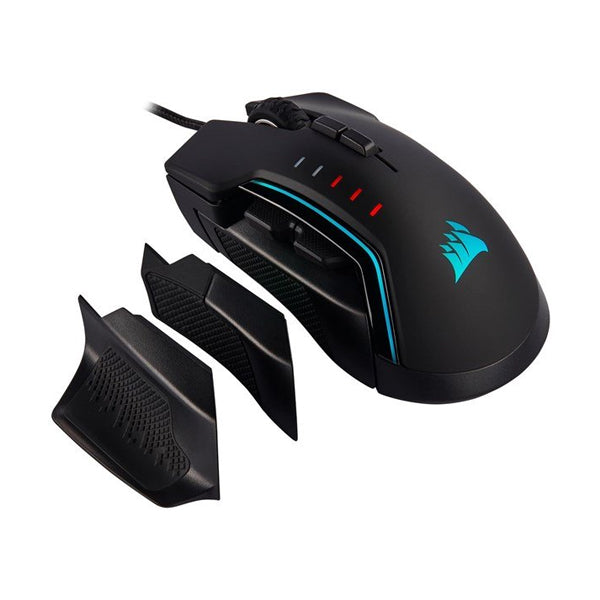 Corsair GLAIVE RGB PRO Gaming Mouse — Black (EU)