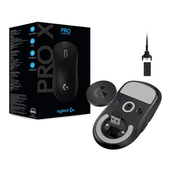 Logitech G Pro X SUPERLIGHT Wireless Gaming Mouse - Black