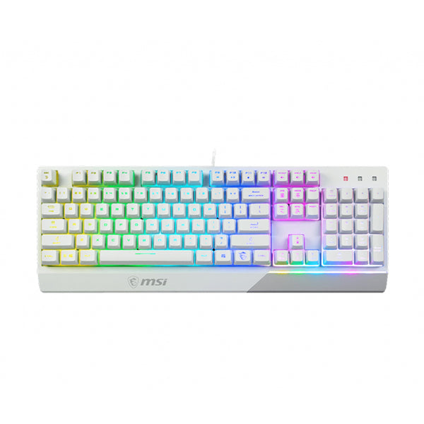 MSI VIGOR GK30 WHITE GAMING KEYBOARD - White - AR